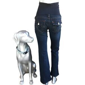 True Religion Bootcut Flap Pocket Maternity Jeans Women’s Size 29